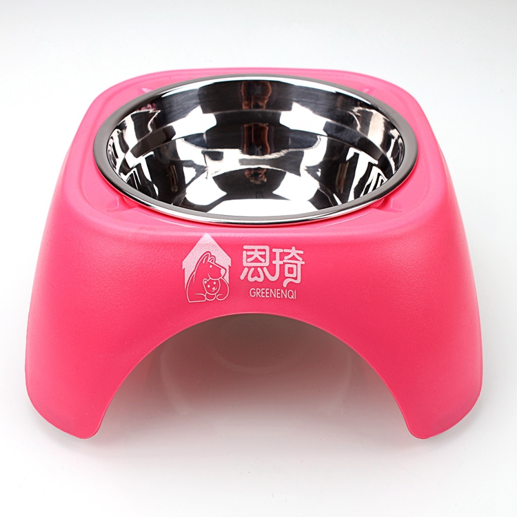 PP+Stainless steel  single dog Bowl